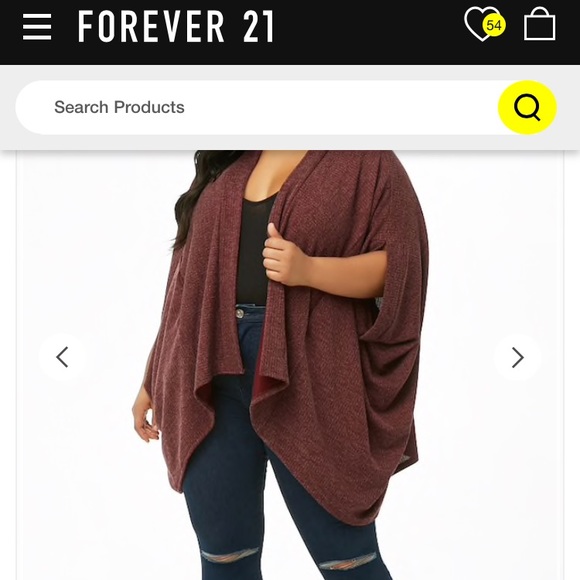 *****IN SEARCH OF***** forever 21 batwing cardigan - Picture 1 of 4
